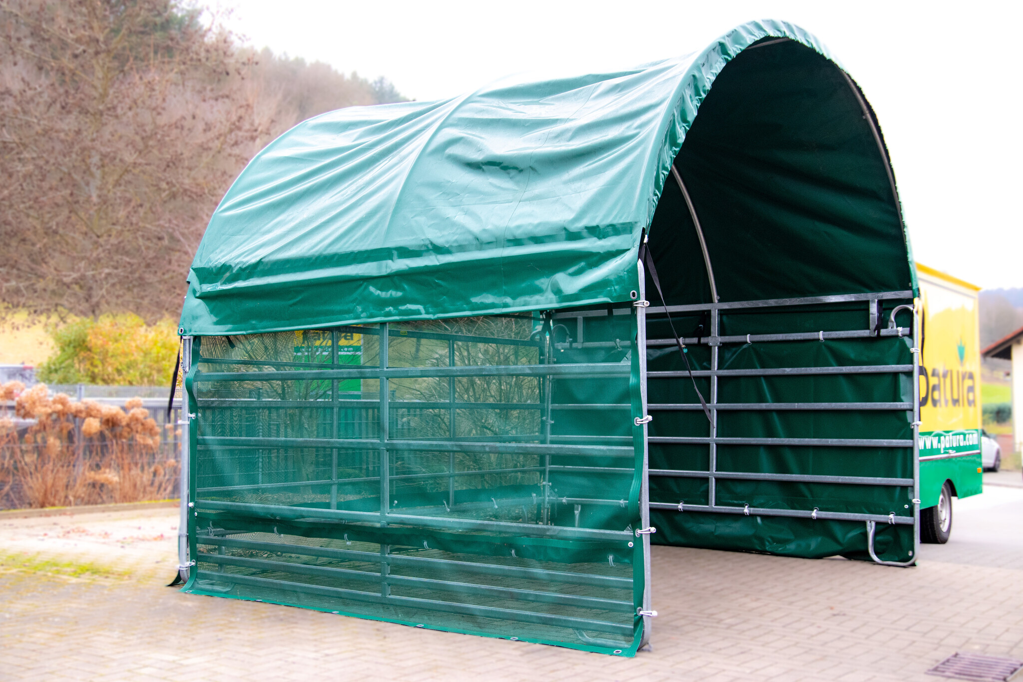 Patura Windbreekgaas voor paneeldak compact zijkant 6 m, hoogte 1,6 m