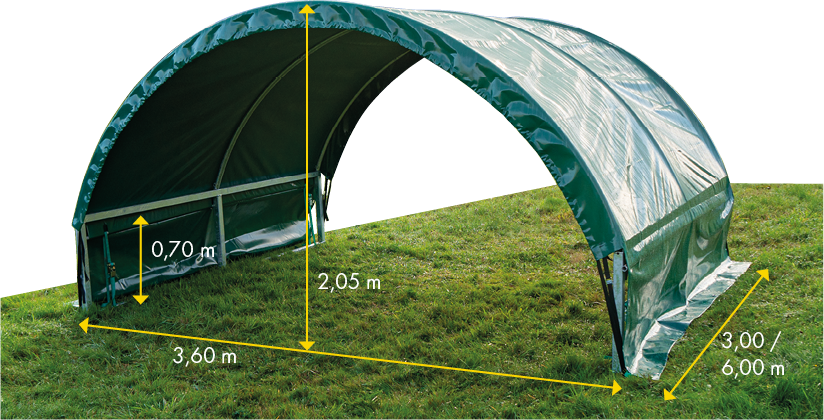 Patura Weidetent voor kleine dieren 3,00 x 3,60 m