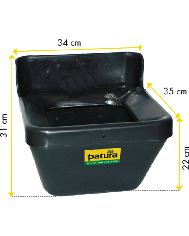Patura Kunststof voerbak, 16 l