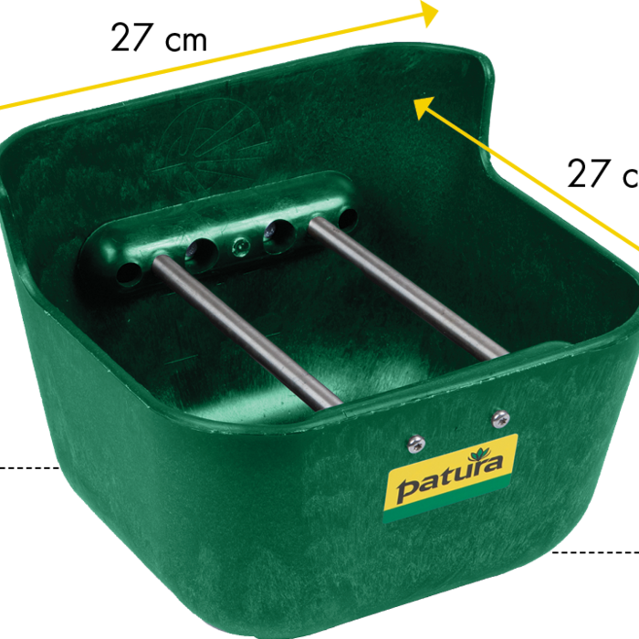 Patura Kunststof voerbak, 7 Liter