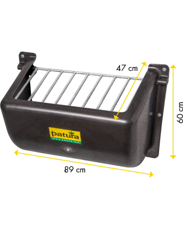 Patura Kunststof hooiruif Slow-Feeder, 140 l voor paarden