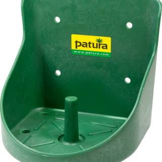Patura Kunststof liksteenhouder, voor 10kg steen, rond, groen
