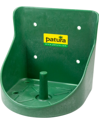 Patura Kunststof liksteenhouder, voor 10kg steen, rond, groen