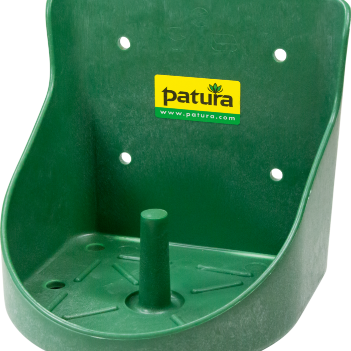 Patura Kunststof liksteenhouder, voor 10 kg steen, rond, groen