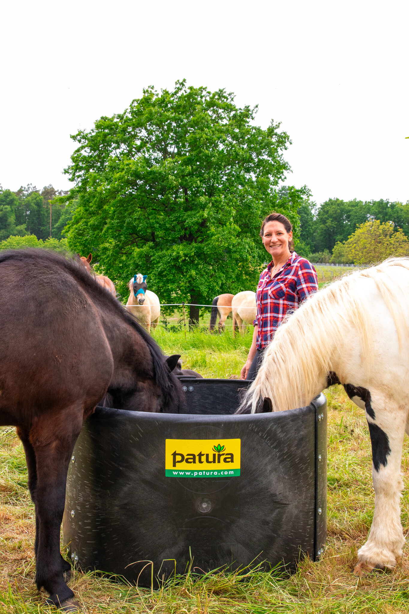 Patura Plastic Ring Feeder Slow-Feeder d = 1.25 m, h = 0.78 m, 3-part