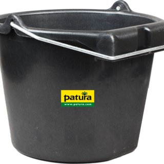 Patura Kunststof emmer, 20 liter, zwart