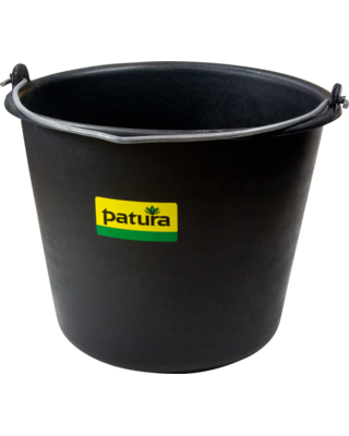 Patura Kunststof emmer, 10 liter, zwart