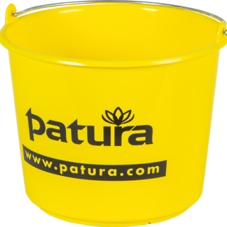 Patura Kunststof emmer, 12 liter, geel