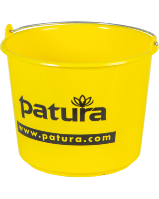 Patura Kunststof emmer, 12 liter, geel