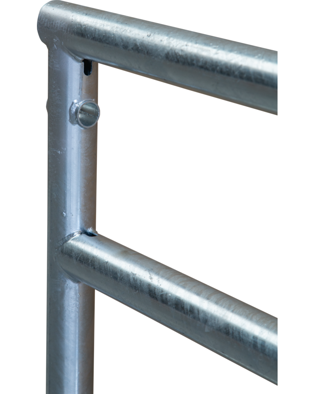 Patura Drievoudig verstelbare schrikdraadpoort Compact, lengte 1,25 - 3,00 m, hoogte 90 inclusief montage onderdelen