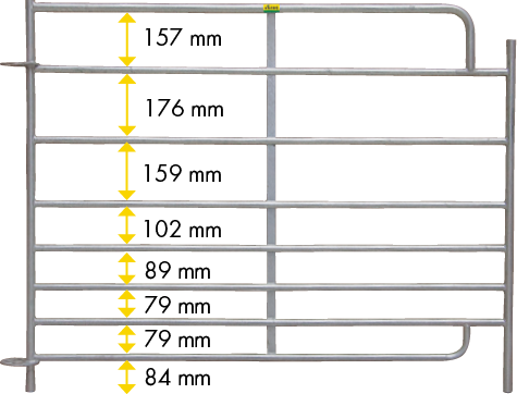 Patura Steekfixhek XL, 1,37 m