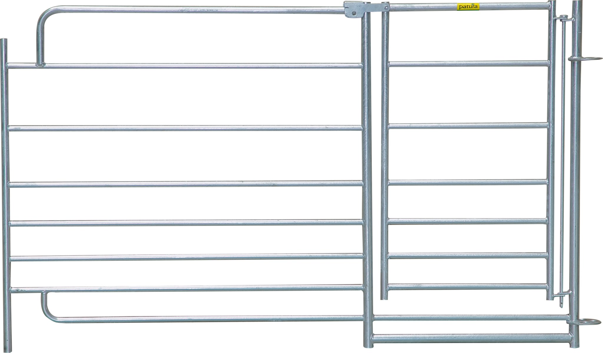 Patura Steekfixhek XL met poort, 1,83 m