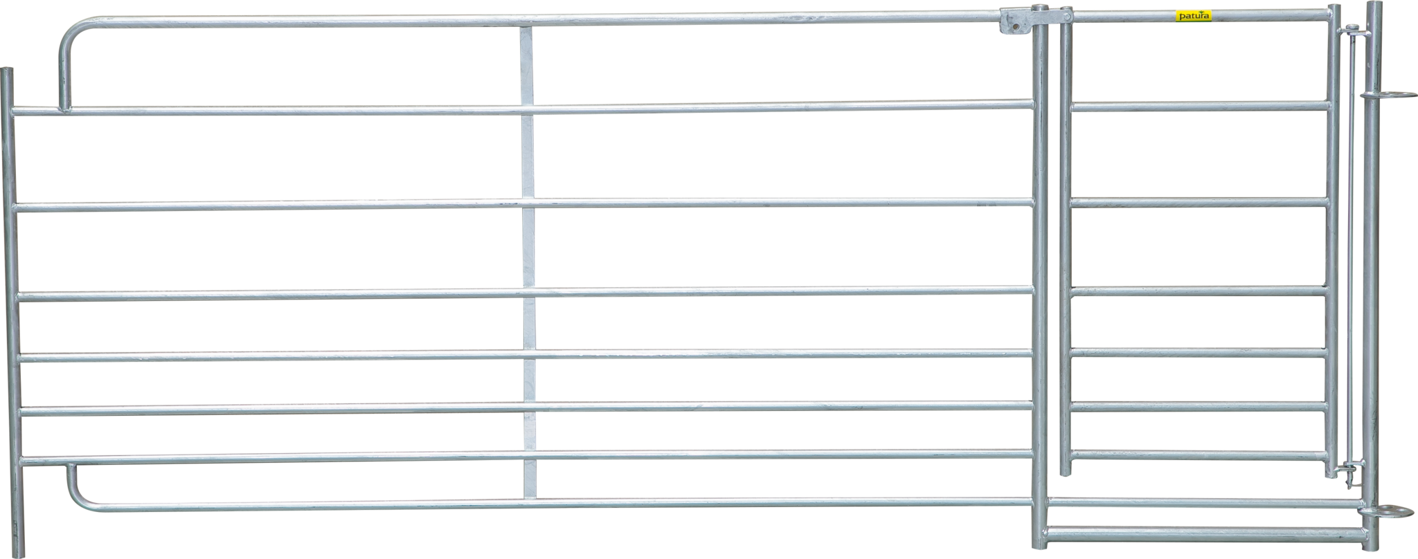 Patura Steekfixhek XL met poort, 2,75 m