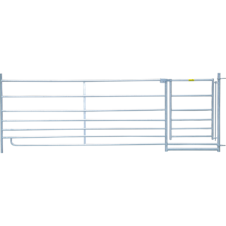 Patura Steekfix hek met poort, lengte 2,75m, hoogte 0,92m, 1 midden steun