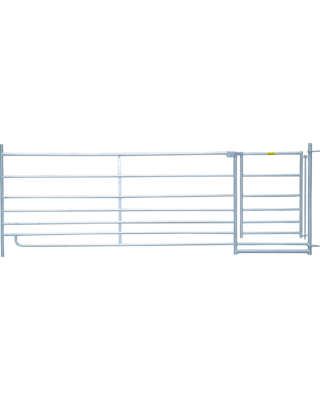 Patura Steekfix hek met poort, lengte 2,75m, hoogte 0,92m, 1 midden steun