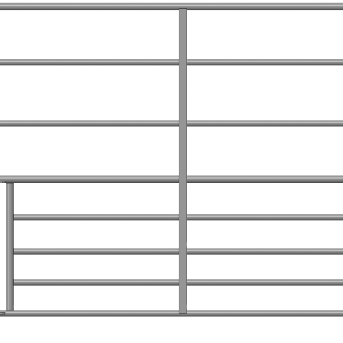 Patura Steekfix hek XL met lammeren kruipgat 8 buizen, B=1,83m