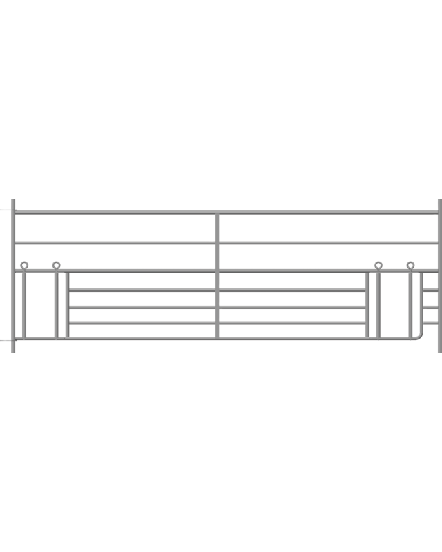Patura Steekfix hek met dubbel lammeren kruipgat