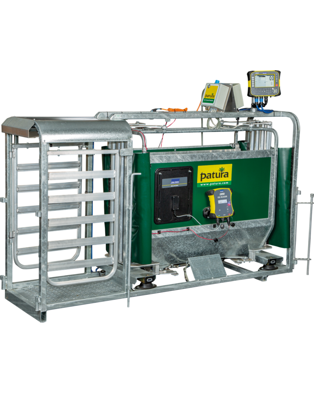 Patura 3 weg-, weeg- en sorteerbox met perslucht