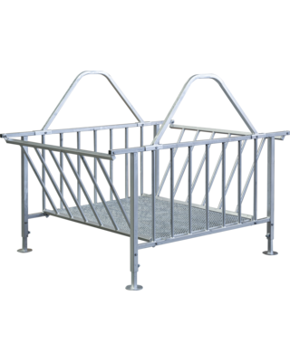 Patura Vierkante ruif standaard, voor schapen , ronde balen tot Ø1,80m