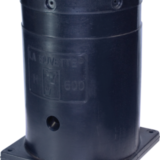 Patura PE-standpijp, geïsoleerd, inbouwhoogte 60cm