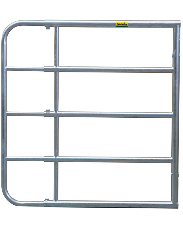 Patura Verstelbaar Weiderasterpoort 1,10m hoogte, lengte 1,10-1,70m incl. montageonderdelen