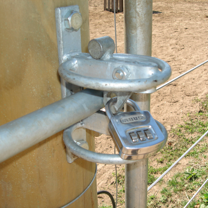 Patura Verstelbaar Weiderasterpoort 1,10m hoogte, lengte 1,10-1,70m incl. montageonderdelen