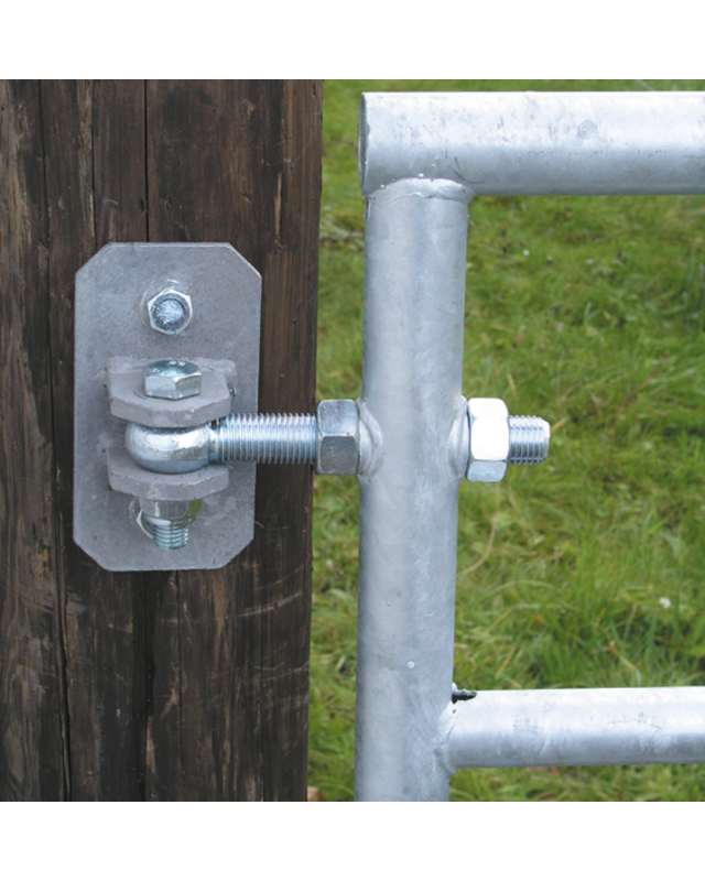 Patura Verstelbaar Weiderasterpoort paarden 1,10m hoogte, lengte 1,10 -1,70 m, vierrijig, incl. montageonderdelen