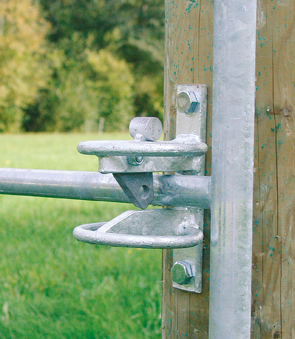 Patura Verstelbaar Weiderasterpoort paarden 1,10m hoogte, lengte 1,45 -2,00 m, vierrijig, incl. montageonderdelen