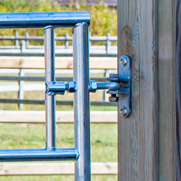 Patura Verstelbaar Weiderasterpoort paarden 1,10m hoogte, lengte 4,00 -5,00 m, vierrijig, incl. montageonderdelen