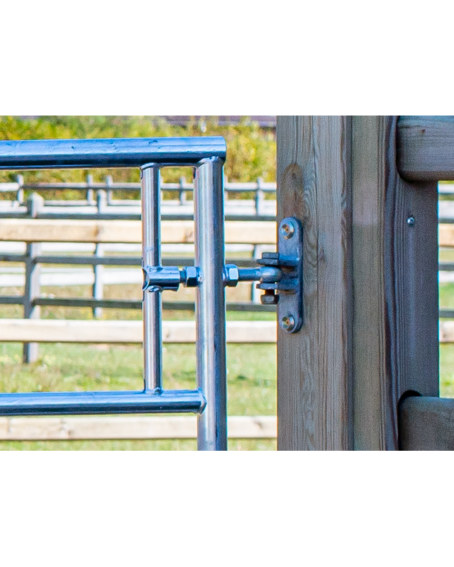 Patura Verstelbaar Weiderasterpoort paarden 1,10m hoogte, lengte 5,00 -6,00 m, vierrijig, incl. monatgeonderdelen