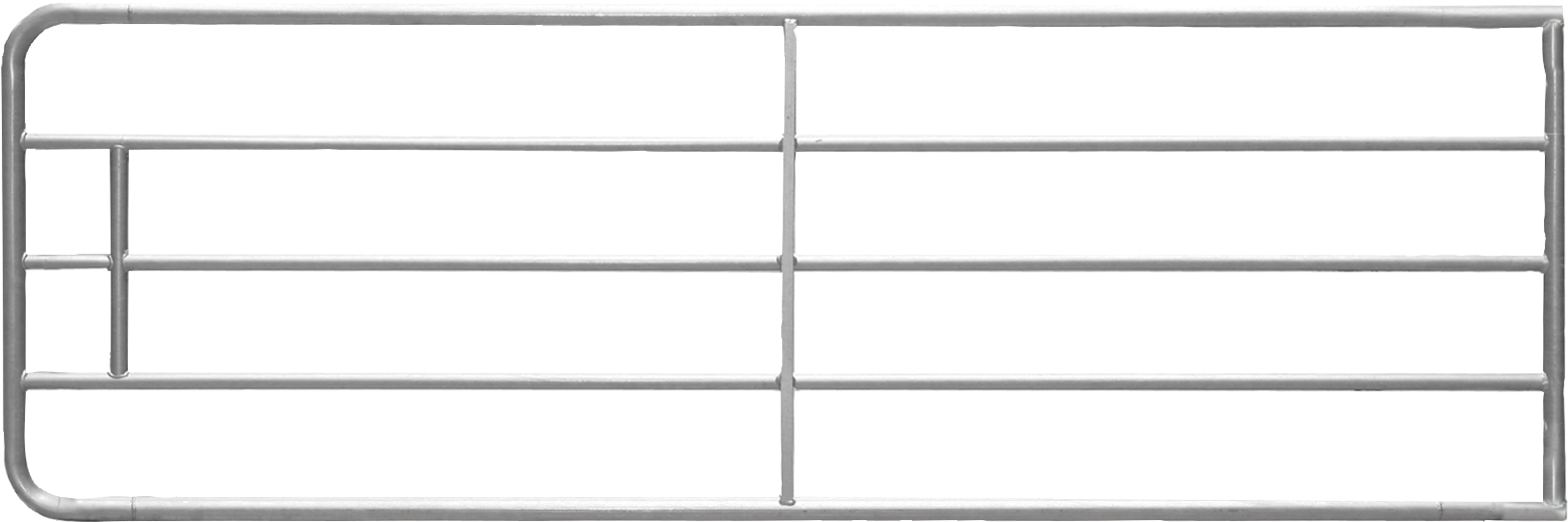 Patura Weidepoort zonder gaas 6,00 m, gegalvaniseerd, incl. montageonderdelen