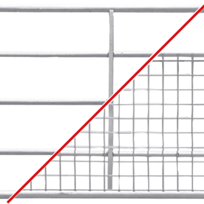 Patura Weidepoort zonder gaas 6,00 m, gegalvaniseerd, incl. montageonderdelen