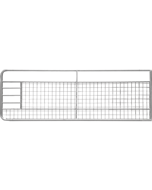 Patura Weidepoort met gaas 4,00 m, gegalvaniseerd, incl. montageonderdelen