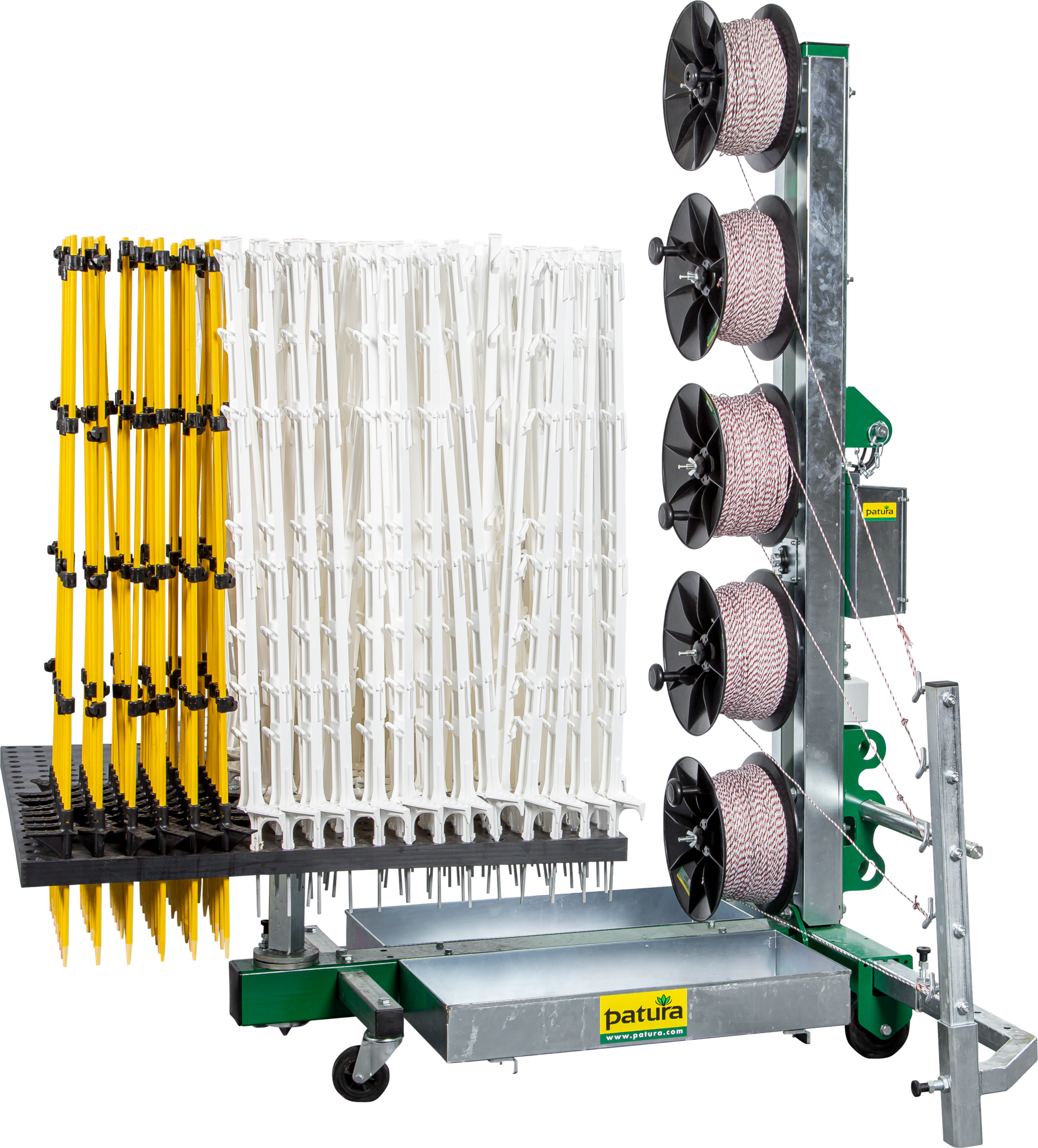 Patura Weideafrasteringsmachine Tornado Master afrasteringen tot 5 rijen