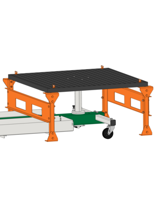 Patura Transport- en opbergrek voor paalmagazijn Tornado Master