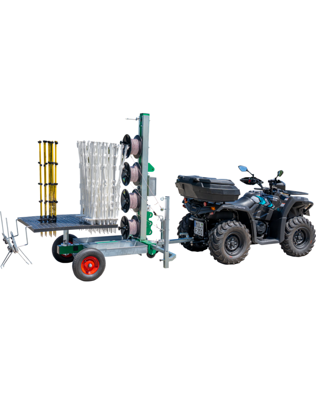 Patura Tornado Master 5.0 voor ATV Omheiningsmachine met chassis en schacht