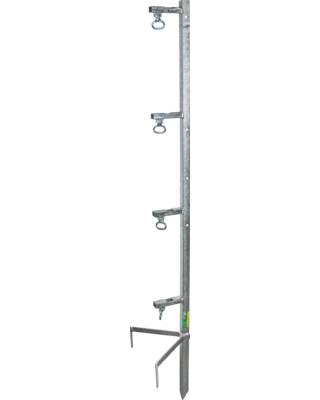 Patura Speciale montagepaal, voor max. 4 haspels, rasterhoogte tot 1,30m