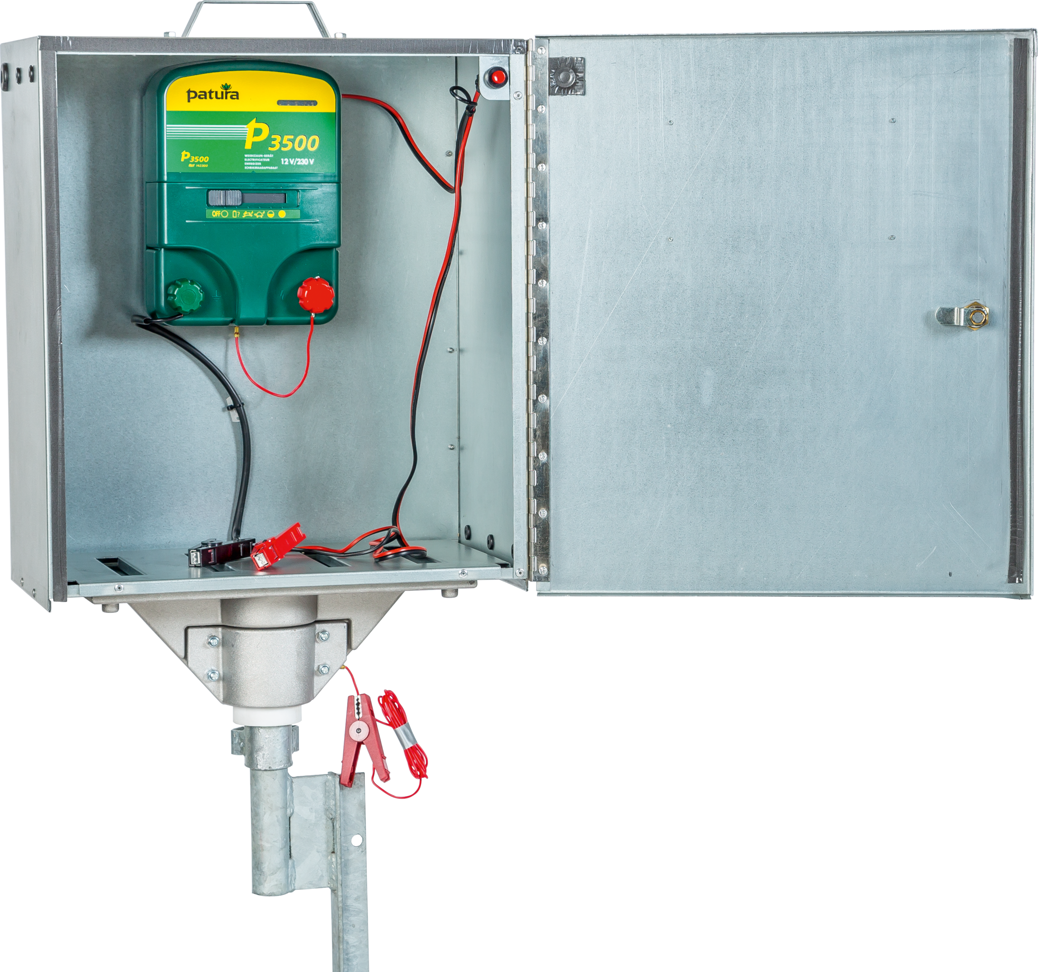 Patura Veiligheidsbox voor PATURA apparaten met kabels en aardpen Mod. 2010