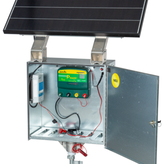 Patura Beveiligingsbox XL, met P 4600 schrikdraadapparaat + 110W zonnecelmodule