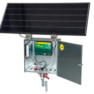 Patura Beveiligingsbox XL, met P 6000 schrikdraadapparaat  + 200W zonnecelmodule