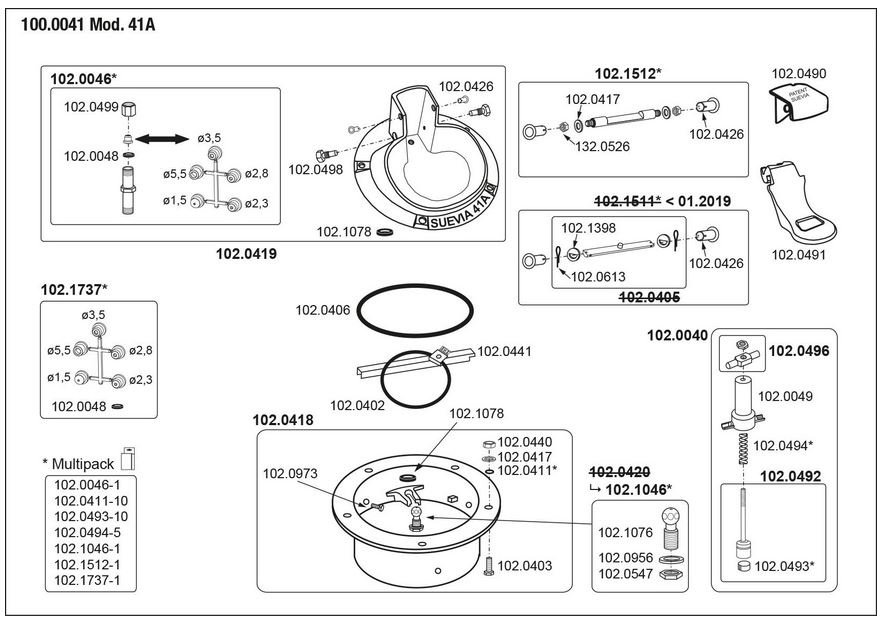 Patura Lepeldrinkbak Mod. 41A, verwarmbaar, 80 Watt