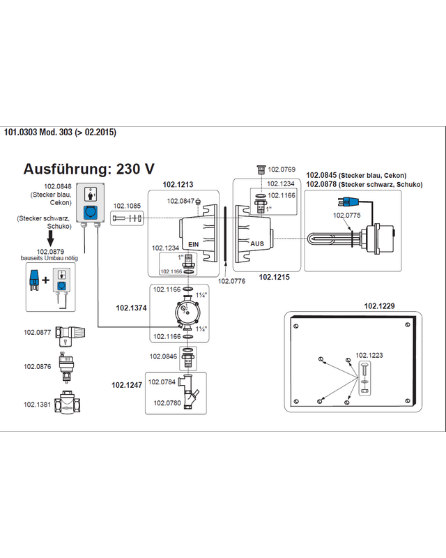 Patura Rondpompverwarmingsysteem model 303