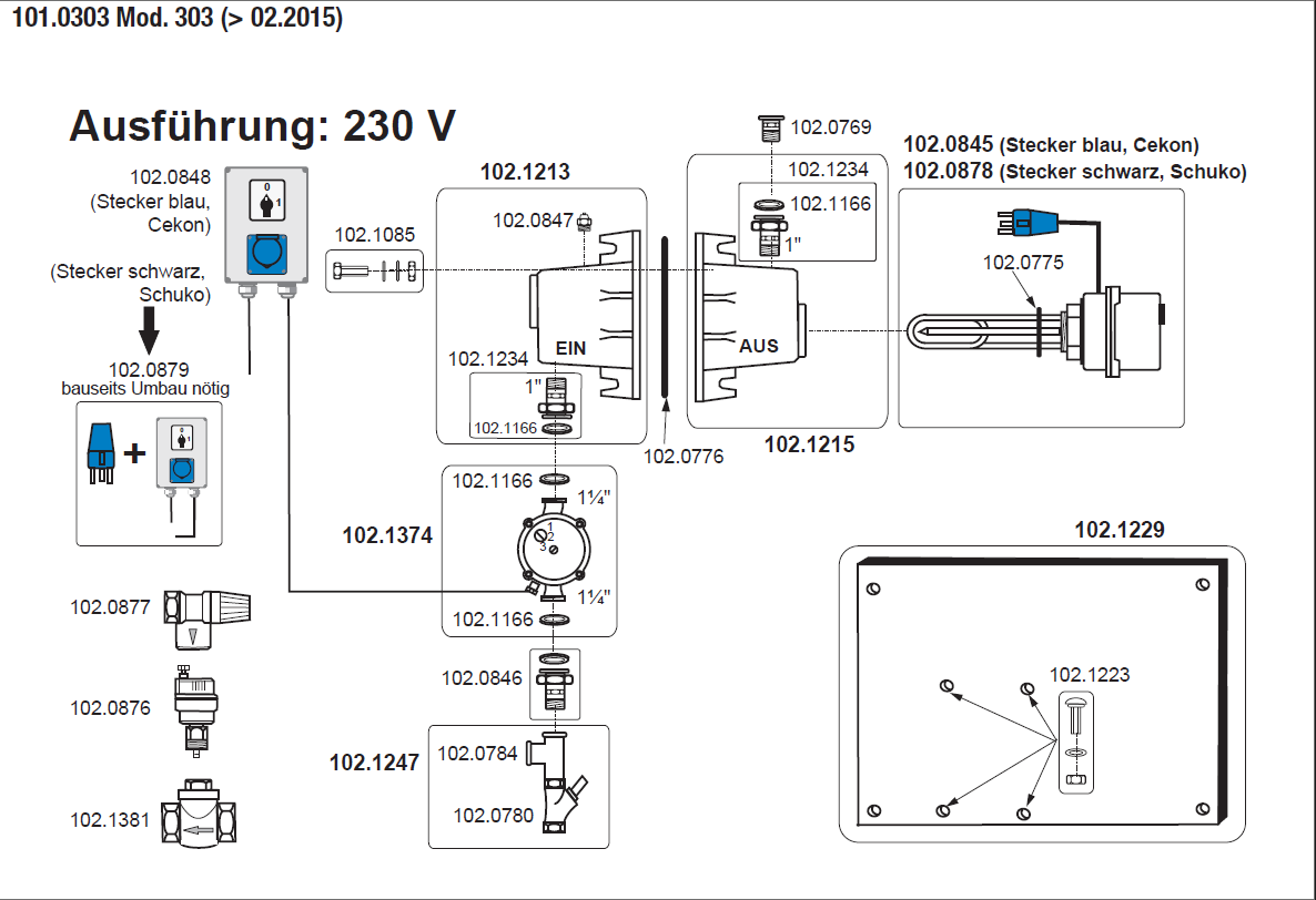 Patura Rondpompverwarmingsysteem model 303