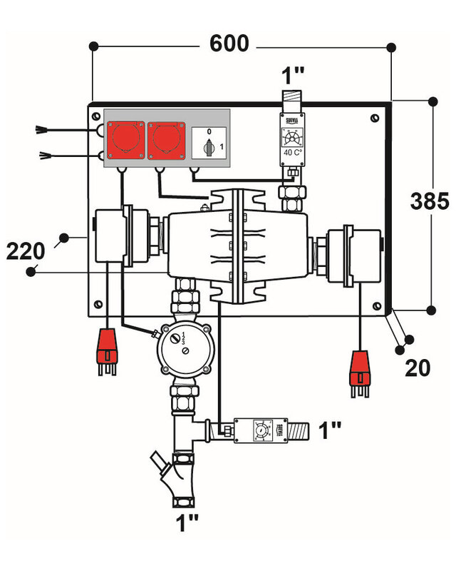 Patura Rondpompverwarmingsysteem model 312