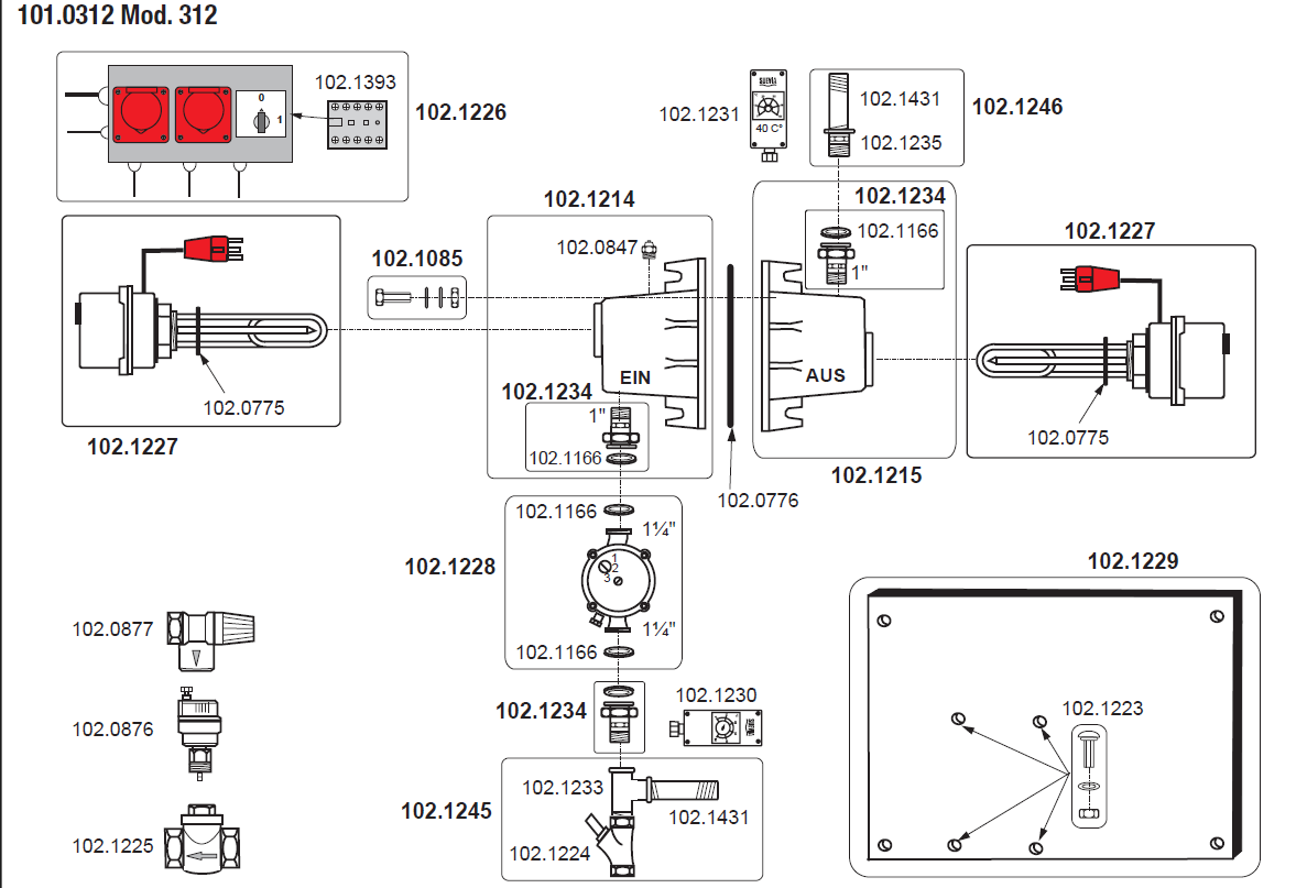 Patura Rondpompverwarmingsysteem model 312