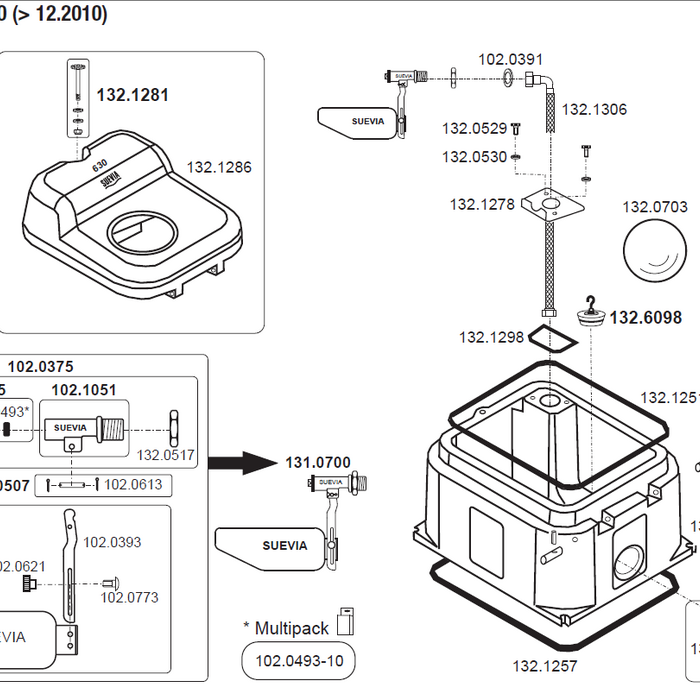 Patura Thermo - Quell Mod. 630, 1 Bal geisoleerde drinkbak 40 Ltr.
