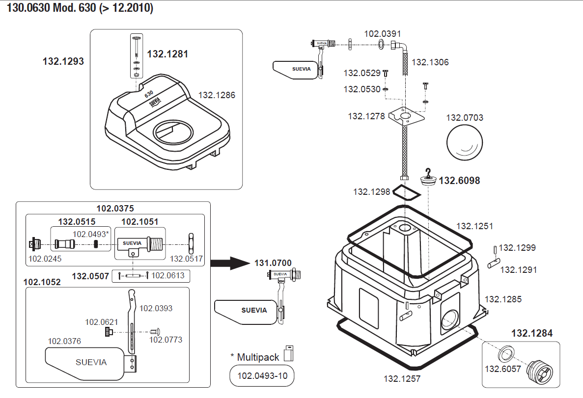 Patura Thermo - Quell Mod. 630, 1 Bal geisoleerde drinkbak 40 Ltr.