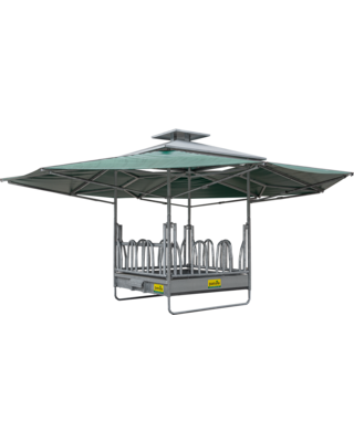 Patura Klima-Ruif vierkant met palissade voerhek