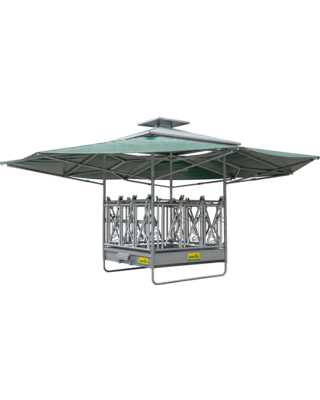 Patura Klima-Ruif vierkant met veiligheidsvoerhek