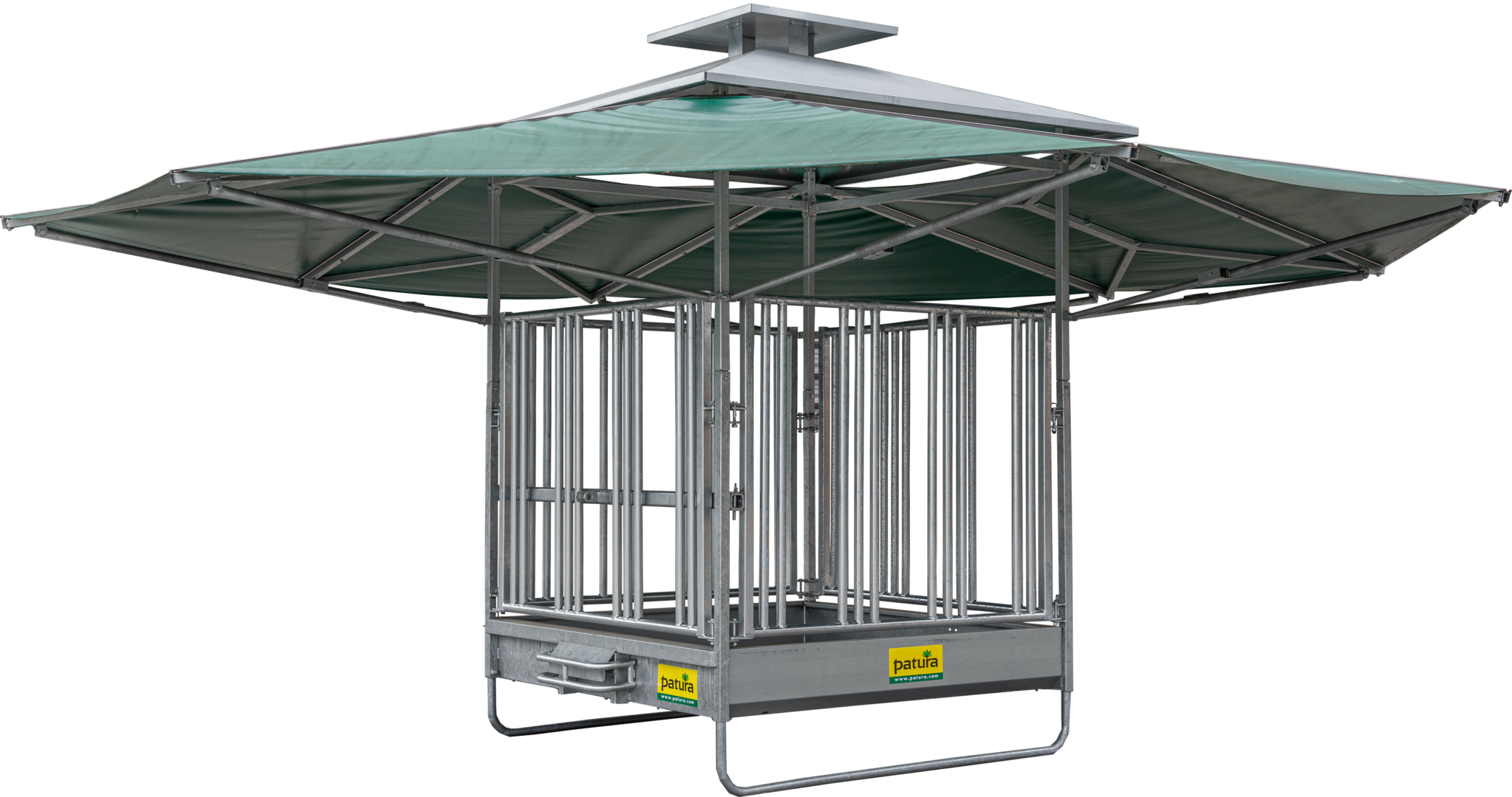 Patura Klima-Ruif met  veiligheids paarden voerhek